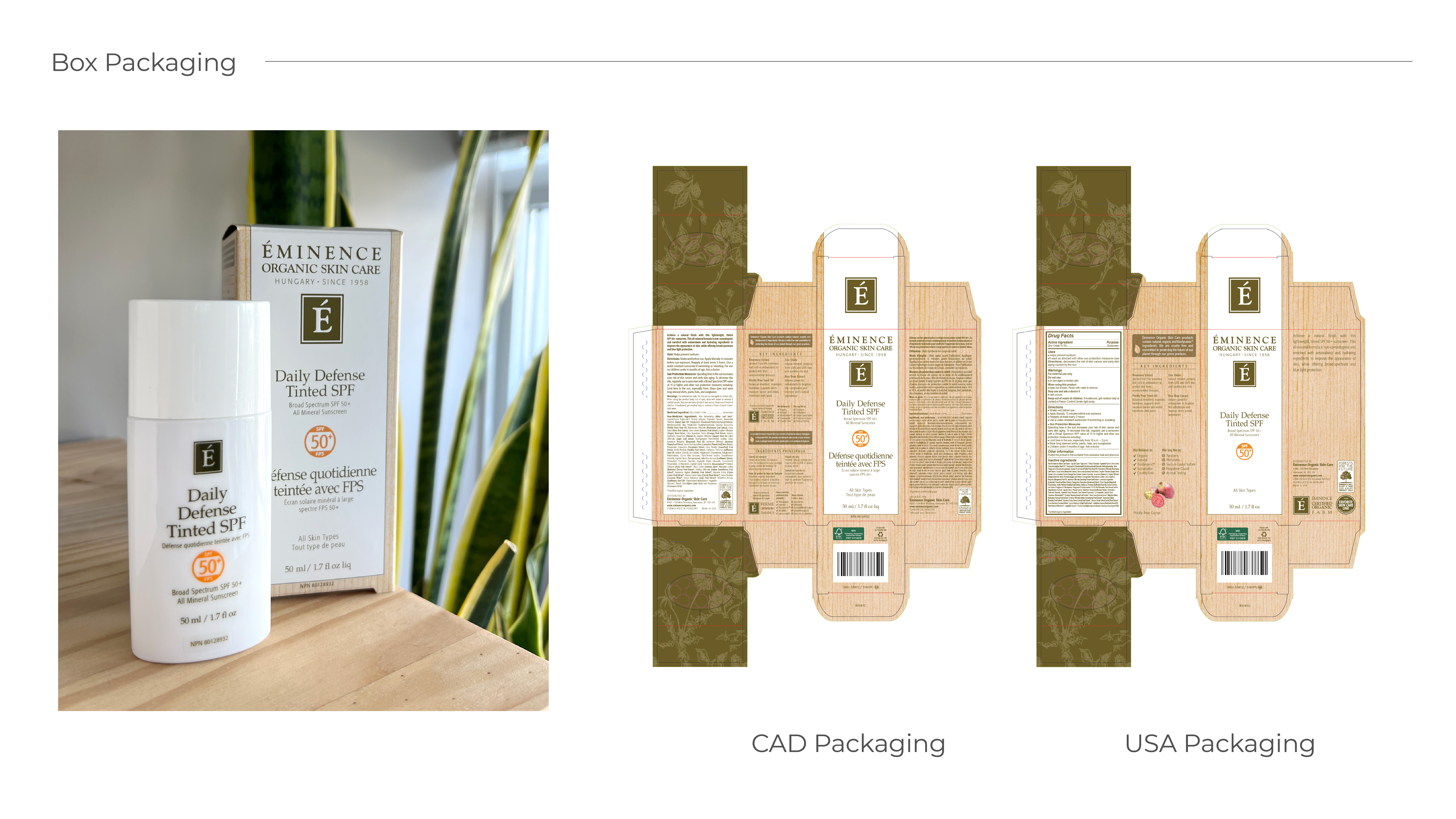 Eminence Organic Skin Care Project Board